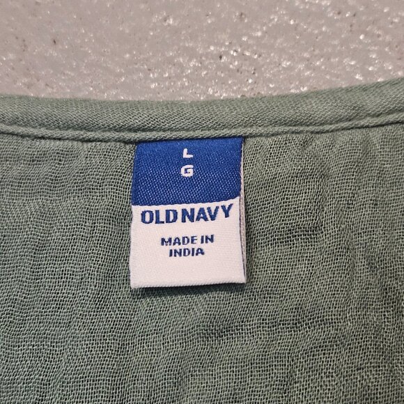 Old Navy Sleeveless Crinkle Gauze Top szL - Picture 7 of 10